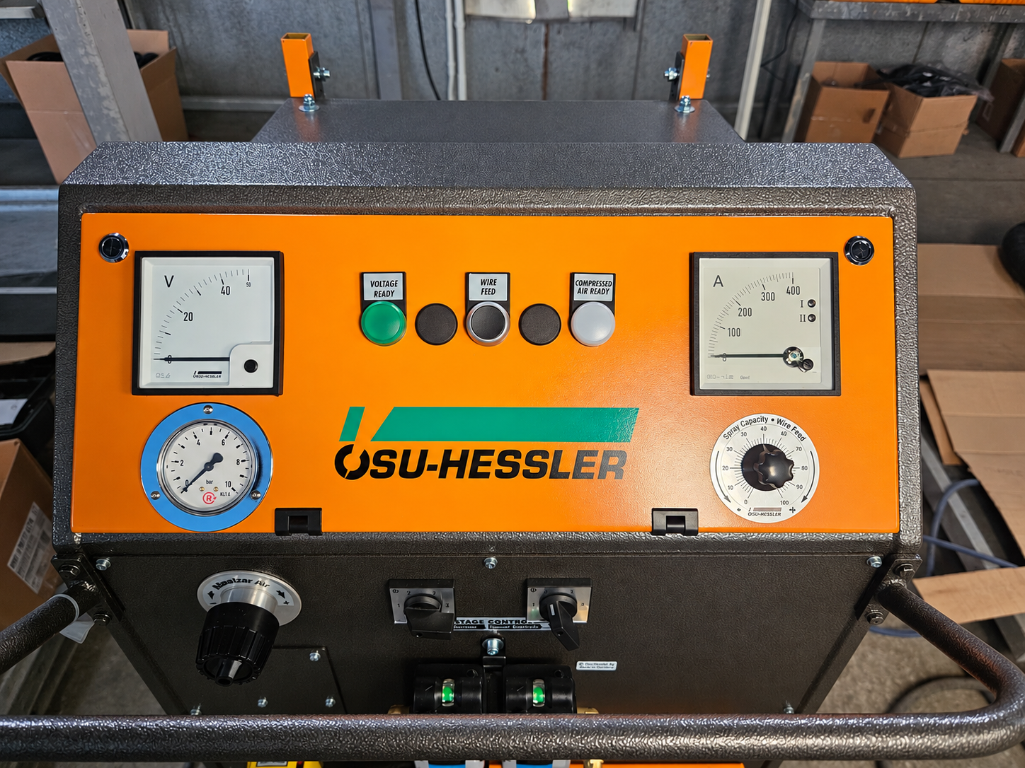Metallization system control panel